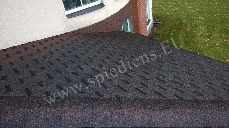 After roof cleaning - clean roof