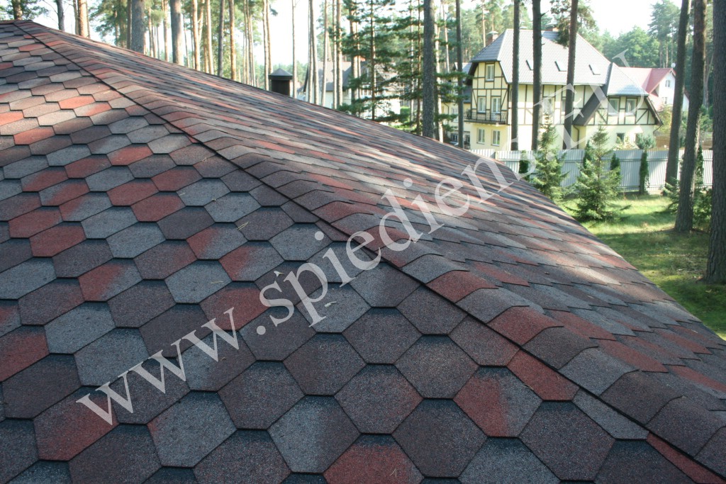 After roof cleaning - restored shingles